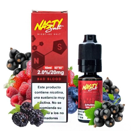 BAD BLOOD - NIC SALT 10ml 20mg NASTY JUICE