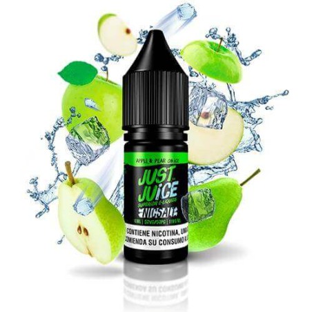 APPLE & PEAR ON ICE NIC SALT 10ML 11MG JUST JUICE