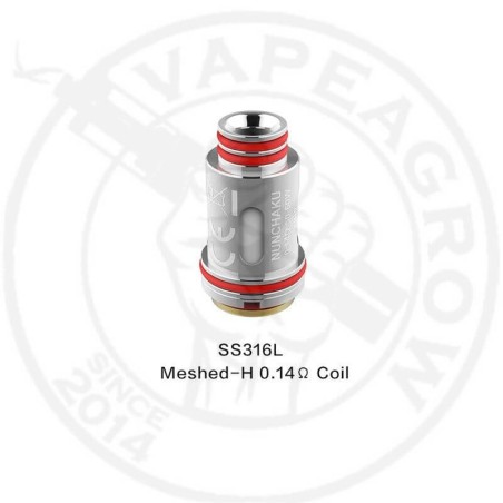 RESISTENCIA NUNCHAKU SS316L MESHED 0.14 UWELL