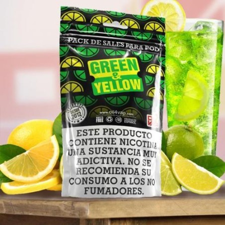 GREEN & YELLOW - PACK DE SALES OIL4VAP