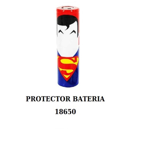 PROTECTOR 18650 BATERIA SUPERHEROE SUPERMAN