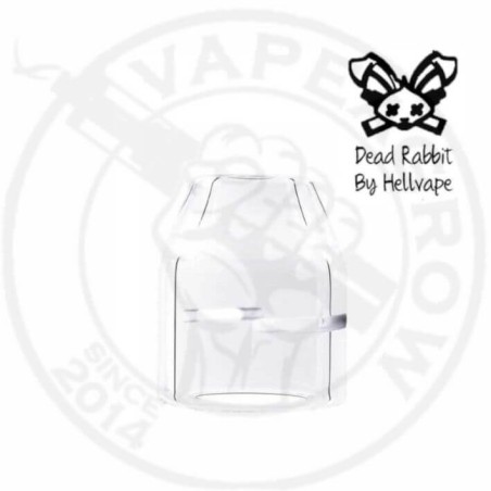 BULLET GLASS CAP PARA DEAD RABBIT V2 22mm RDA TRINITY GLASS