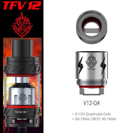 RESISTENCIA TFV12 Q4 0.15 OHM COIL SMOK