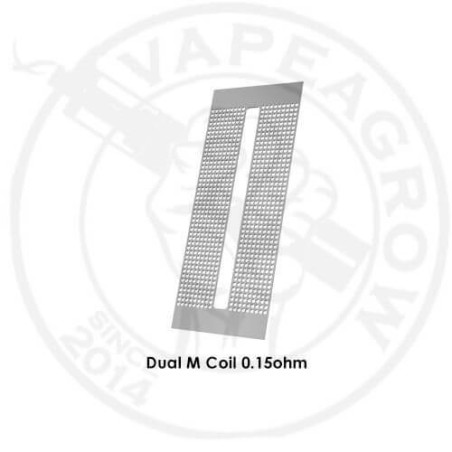 MESH COIL DUAL KILYN AIO POD 0.15 OHM (10PCS) VANDY VAPE