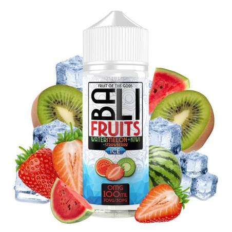 ICE WATERMELON + KIWI + STRAWBERRY 100ML TPD BALI FRUITS by KINGS CREST