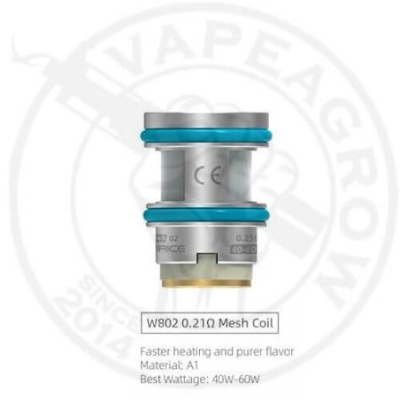 RESISTENCIA WIRICE LAUNCHER COIL W802 MESH 0.21 0HM HELLVAPE