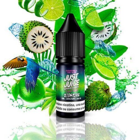 GUANABANA & LIME ON ICE NIC SALT 10ML 11MG JUST JUICE EXOTIC FRUIT