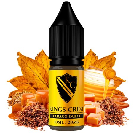 TABACO DULCE NIC SALT 10ML 10MG KINGS CREST